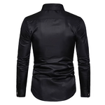 Vintage Shirts Manufacturer - Clearance Men Long Sleeve Party Casual Formal Streetwear
