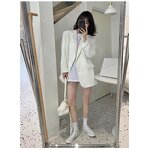 Women Casual Blazer Manufacturer - Custom Logo Single Button Pure Color Office Daily