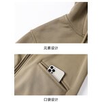 Hooded Coat Manufacturer - 2026 Men Autumn Winter Loose Zipper Windbreak Fleece Warm