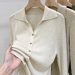 Knit Cardigan Manufacturer - Liu Ming Women Fall Winter Sexy Long Sleeve Outerwear Sweater