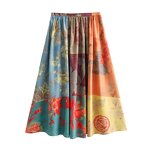 Women Two Piece Set Manufacturer - Custom Long Sleeve Button Shirt + A Line Pleated Skirt