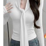 Long Sleeve T-Shirt Manufacturer - 2026 French Style Slimming Spring Autumn Regular