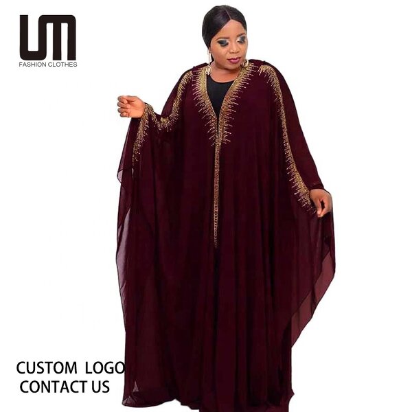 Hooded Abaya Dress Manufacturer - Liu Ming African Chiffon Loose Arab Dubai Turkey Muslim Long