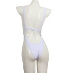 One Piece Swimsuit Manufacturer - Liu Ming Custom Logo Women Sexy Deep V Neck Backless Bikini