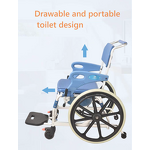 Wheelchair Manufacturer - 2025 Aluminum Alloy Folding Lightweight With Seat Toilet Multi Functional Bathing Chair