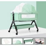 Baby Bed Manufacturer - New Born Movable Baby Care Infants Cot for Hospital Home Postnatal Center