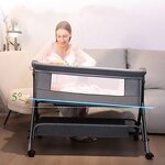 Baby Bed Manufacturer - New Born Movable Baby Care Infants Cot for Hospital Home Postnatal Center