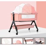 Baby Bed Manufacturer - New Born Movable Baby Care Infants Cot for Hospital Home Postnatal Center