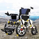 Wheelchair Manufacturer - Lithium Battery Damping Reclining for Adults Foldable