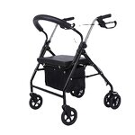Shopping Trolley Manufacturer - Modern Convenient Elderly With Seat Wheels and Basket Walker