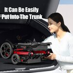 Electric Wheelchair Manufacturer - Powerful 400W Motor 12A Lithium Battery Portable Folding for Plane