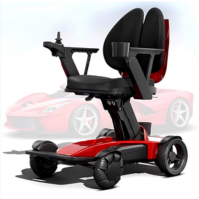 Electric Wheelchair Manufacturer - Luxury Comfortable Backrest Smart Foldable Mobility Lift with 8A Battery