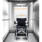 Electric Wheelchair Manufacturer - Cheapest Steel Frame Large Load Weight Folding for Long Range Safe Travel