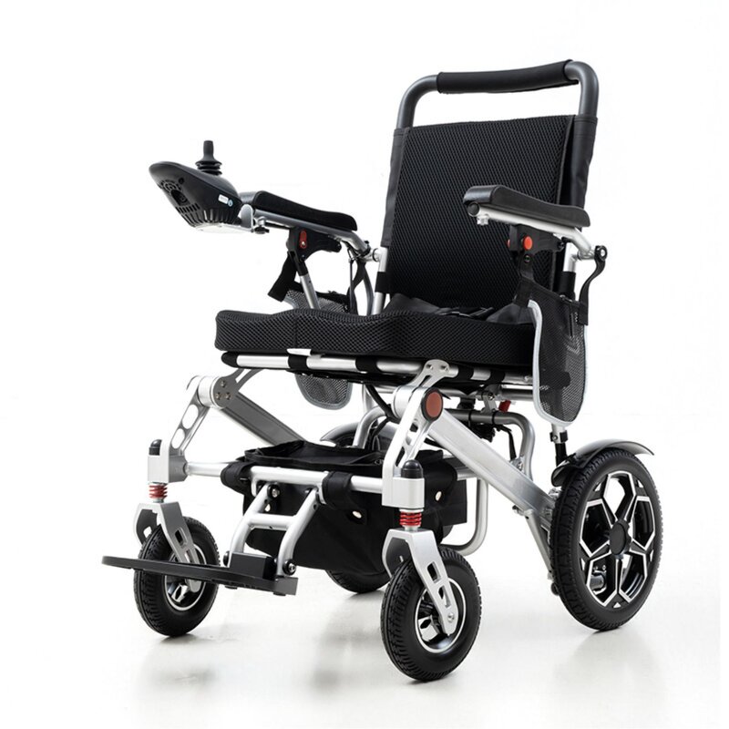 Electric Wheelchair Manufacturer - Factory Wholesale Portable Compact Folding for Take on Plane