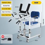 Shifter Manufacturer - Multi-Functional Hydraulic Mobile Artifact Bedside Toilet Assisted With a Wheel Seat Belt