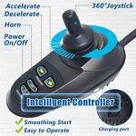 Electric Wheelchair Manufacturer - Hot Sale Intelligent Remote Control Automatic 12A Lithium Battery Reclining