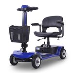 Electric Scooter Manufacturer - Multi-Functional Elderly 4 Wheels Folding 12A Lead-Acid Battery 360° Turning