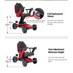 Electric Wheelchair Manufacturer - New Product Comfortable Backrest Lightweight Foldable Aluminum Alloy 8A