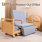 Nursing Bed Manufacturer - Adjustable Home Patient Care Wooden 5 Function Rotating Automatic Electric