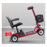 Electric Scooter Manufacturer - Multi-Functional Elderly 4 Wheels Folding 12A Lead-Acid Battery 360° Turning
