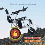 Electric Wheelchair Manufacturer - Cheapest Steel Frame Large Load Weight Folding for Long Range Safe Travel
