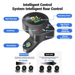 Rollator Walker Manufacturer - 10A Aluminium Lightweight Portable Folding 5 in 1 Electric With Seat