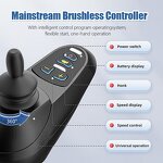 Electric Wheelchair Manufacturer - 9.8KG 10A Lithium Battery Ultra Light Weight Aluminum Foldable