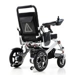 Electric Wheelchair Manufacturer - Fully Automatic Smart Aluminum Alloy Portable Folding with 12A Battery