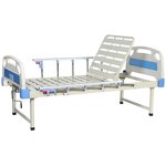 Hospital Bed Manufacturer - Hot Sale 1crank Single Manual Patient Nursing Bed with Mattresses Table