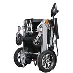 Electric Wheelchair Manufacturer - Hot Sale Aluminum Alloy Lightweight Folding Smart Automatic Remote Control