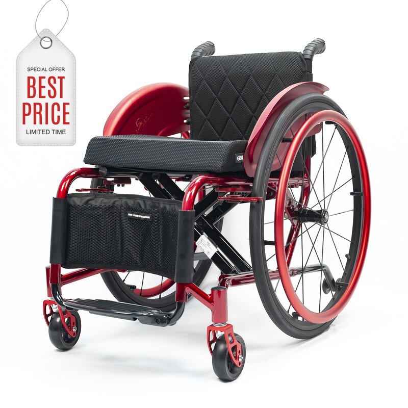 Wheelchair Manufacturer - New Sports Designed for Speed and Stability Portable Lightweight