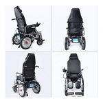 Electric Wheelchair Manufacturer - Multifunctional Adjustable Folding 500W Motor High Back Reclining