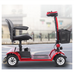 Electric Scooter Manufacturer - Multi-Functional Elderly 4 Wheels Folding 12A Lead-Acid Battery 360° Turning