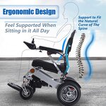Electric Wheelchair Manufacturer - Folding Portable Aluminum Alloy Remote Control Reclining for Disabled