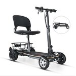 Mobility Scooter Manufacturer - High Quality Aluminum Alloy Portable Lightweight 4 Wheel 12AH Lithium Battery