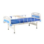 Hospital Bed Manufacturer - Hot Sale 1crank Single Manual Patient Nursing Bed with Mattresses Table