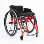 Wheelchair Manufacturer - Carbon Fiber Sports with Side Guards Quick Release Backrest Foldable Footrest