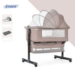 Bedside Crib Manufacturer - Aluminum Folding Bassinet Bedside Sleeper Portable Stroller Baby Cot