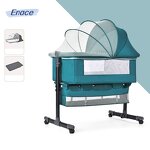 Bedside Crib Manufacturer - Aluminum Folding Bassinet Bedside Sleeper Portable Stroller Baby Cot