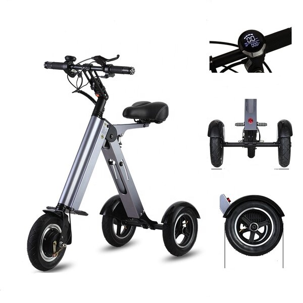Mobility Scooter Manufacturer - Ultra-light Lightweight Folding Portable Aluminum Alloy Small 3 Wheels