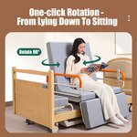 Care Bed Manufacturer - New Five Function Luxurious Electric for Paralysed Patients Flipping