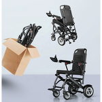 Electric Wheelchair Manufacturer - 10 Ah Portable 9.8 Kg Aluminum Alloy Folding Light Weight