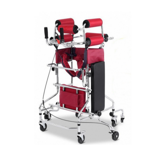 Walking Aids Manufacturer - Folding Steel Frame Walkers Medical for Adult Disabled Rehabilitation
