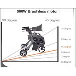 Rollator Walker Manufacturer - Folding Portable 4 Wheel Electric Aluminium Lightweight Walking Wheelchair