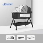 Bedside Crib Manufacturer - Aluminum Folding Bassinet Bedside Sleeper Portable Stroller Baby Cot