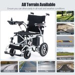 Electric Wheelchair Manufacturer - Cheapest Steel Frame Large Load Weight Folding for Long Range Safe Travel