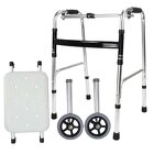 Walker Manufacturer - Elderly Aluminum Alloy and Stainless Steel Four-legged Walking Aid for Seniors