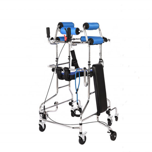 Walking Aids Manufacturer - Folding Steel Frame Walkers for Adult Disabled Rehabilitation Therapy