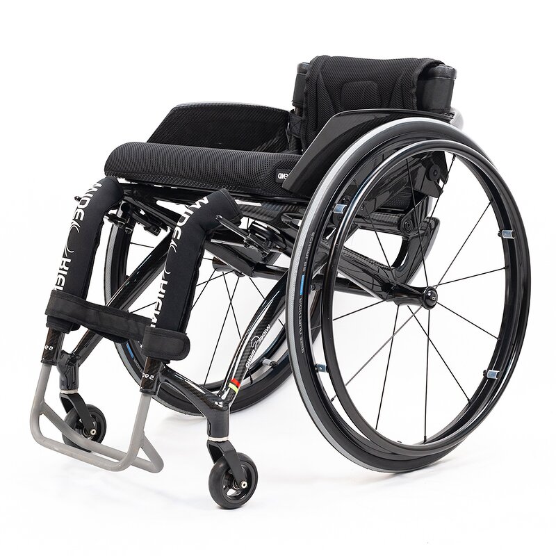 Wheelchair Manufacturer - Carbon Fiber Sports with Side Guards Quick Release Backrest Foldable Footrest