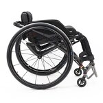 Wheelchair Manufacturer - Carbon Fiber Sports with Side Guards Quick Release Backrest Foldable Footrest